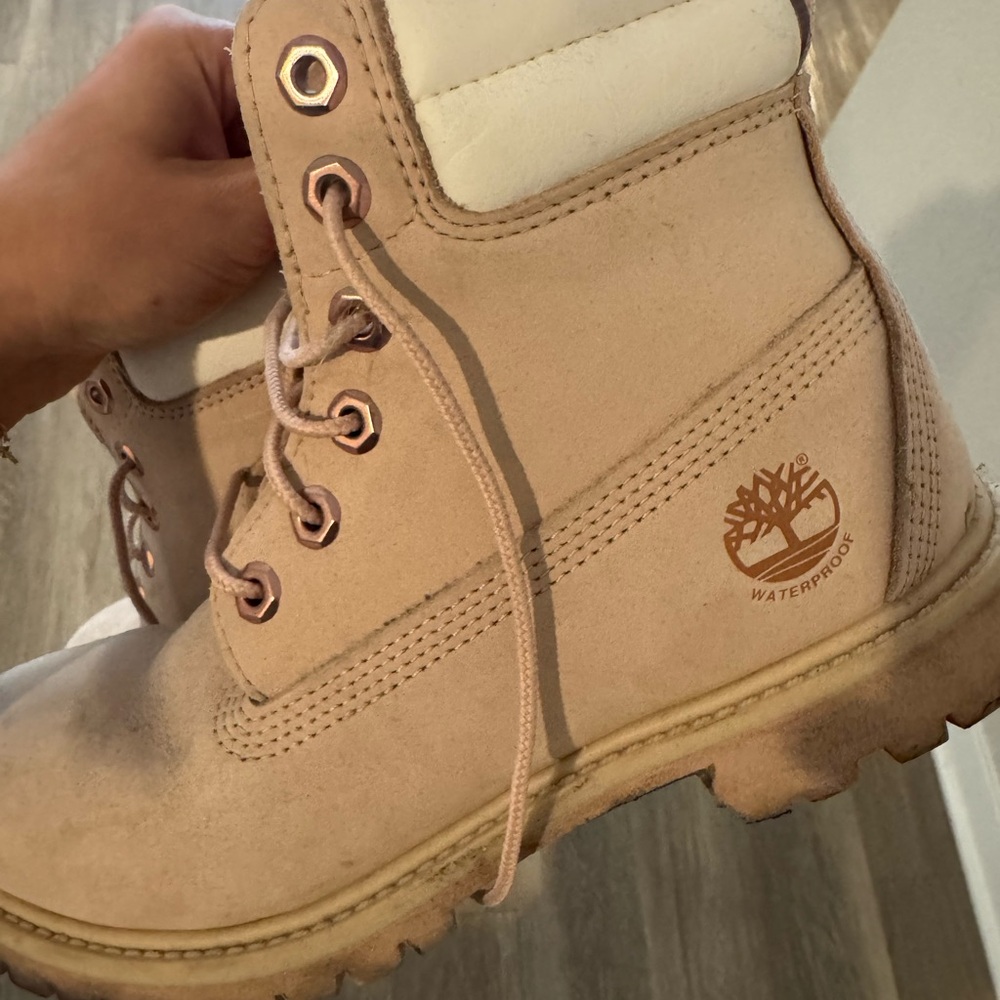 Timberland Waterproof Light Pink Boots